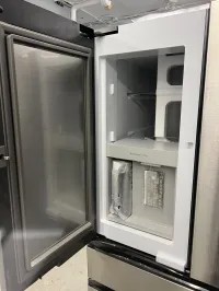 Samsung RF29BB8600QLAA BESPOKE 29 Cu. Ft. 4-Door French Door Refrigerator – Matte Black Steel – Image 2