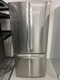 LG LRFNS2200S/03 22 Cu. Ft. French Door Refrigerator – Stainless Steel – Image 1
