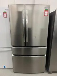 Frigidaire Gallery GRMG2272CF05 21.5 Cu. Ft. Counter-Depth 4-Door French Door Refrigerator – Stainless Steel – Image 1