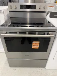 Whirlpool YMFES7030SZ0 6.4 Cu. Ft. Smart Front Control Electric Range – Stainless Steel – Image 1