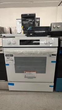 Frigidaire VFCFE306CAWJ 30" Freestanding Electric Range – White – Image 1