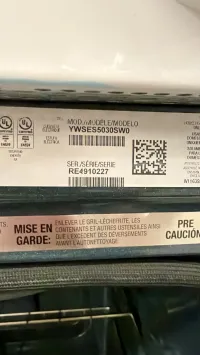 Whirlpool YWSES5030SW0 5.3 Cu. Ft. Slide-In Electric Range – White – Image 6