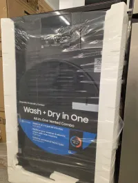 Samsung WD90F53AVBAC 9kg Washer Dryer Combo – Black Caviar – Image 1