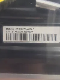 Samsung WD90F53AVBAC 9kg Washer Dryer Combo – Black Caviar – Image 3