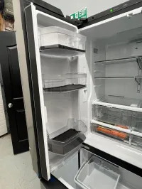 Café 18.6 Cu Ft Counter Depth French Door Fridge Stainless Steel – Image 2