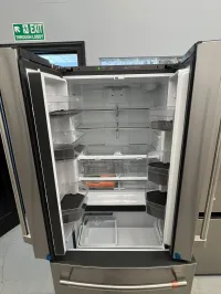 Café 18.6 Cu Ft Counter Depth French Door Fridge Stainless Steel – Image 3