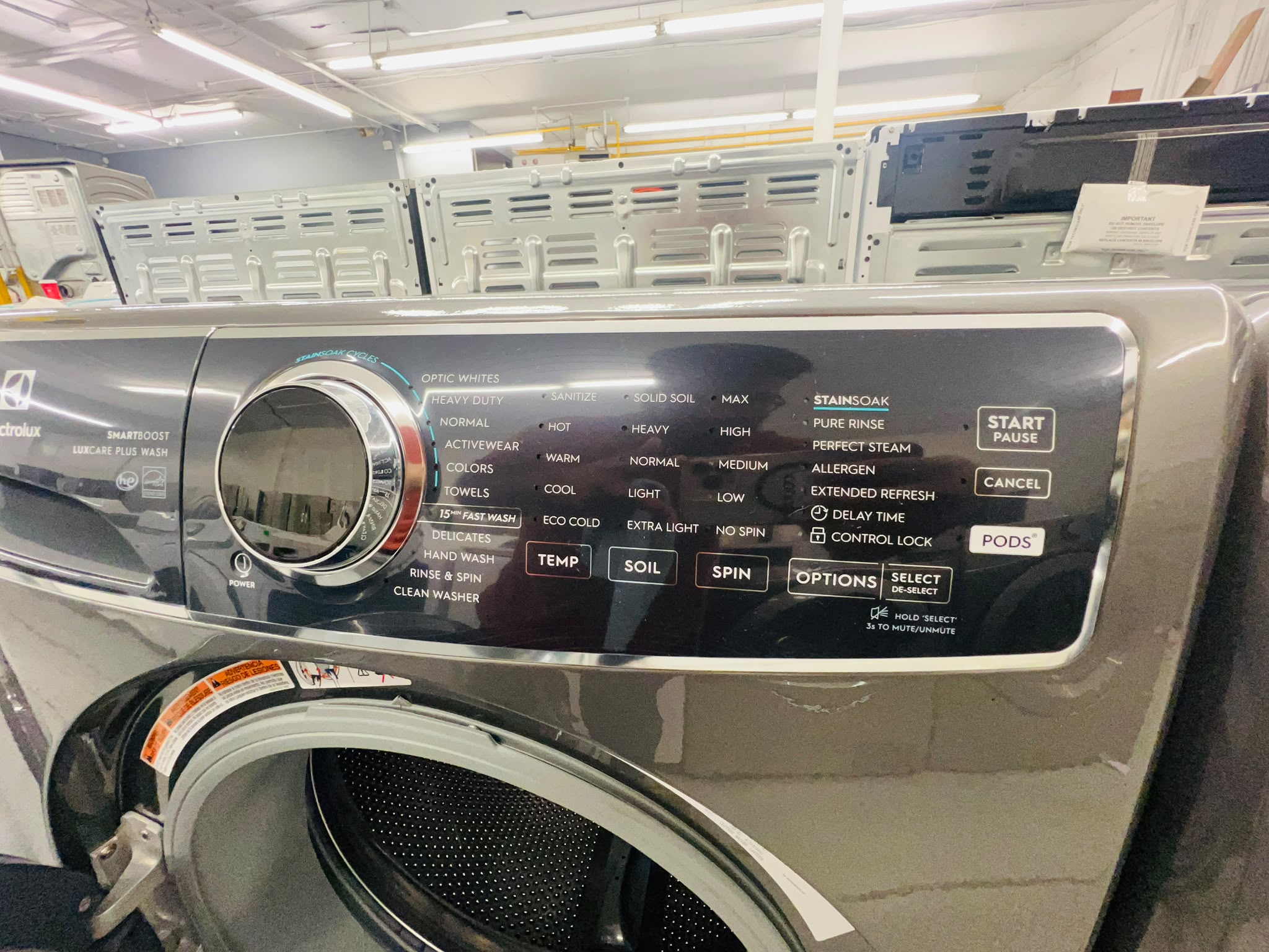Electrolux ELFW7637AT3 Washer & ELFE763CAT1 Electric Dryer Set – 5.2 Cu. Ft. Front Load Laundry Pair | Titanium – Image 5