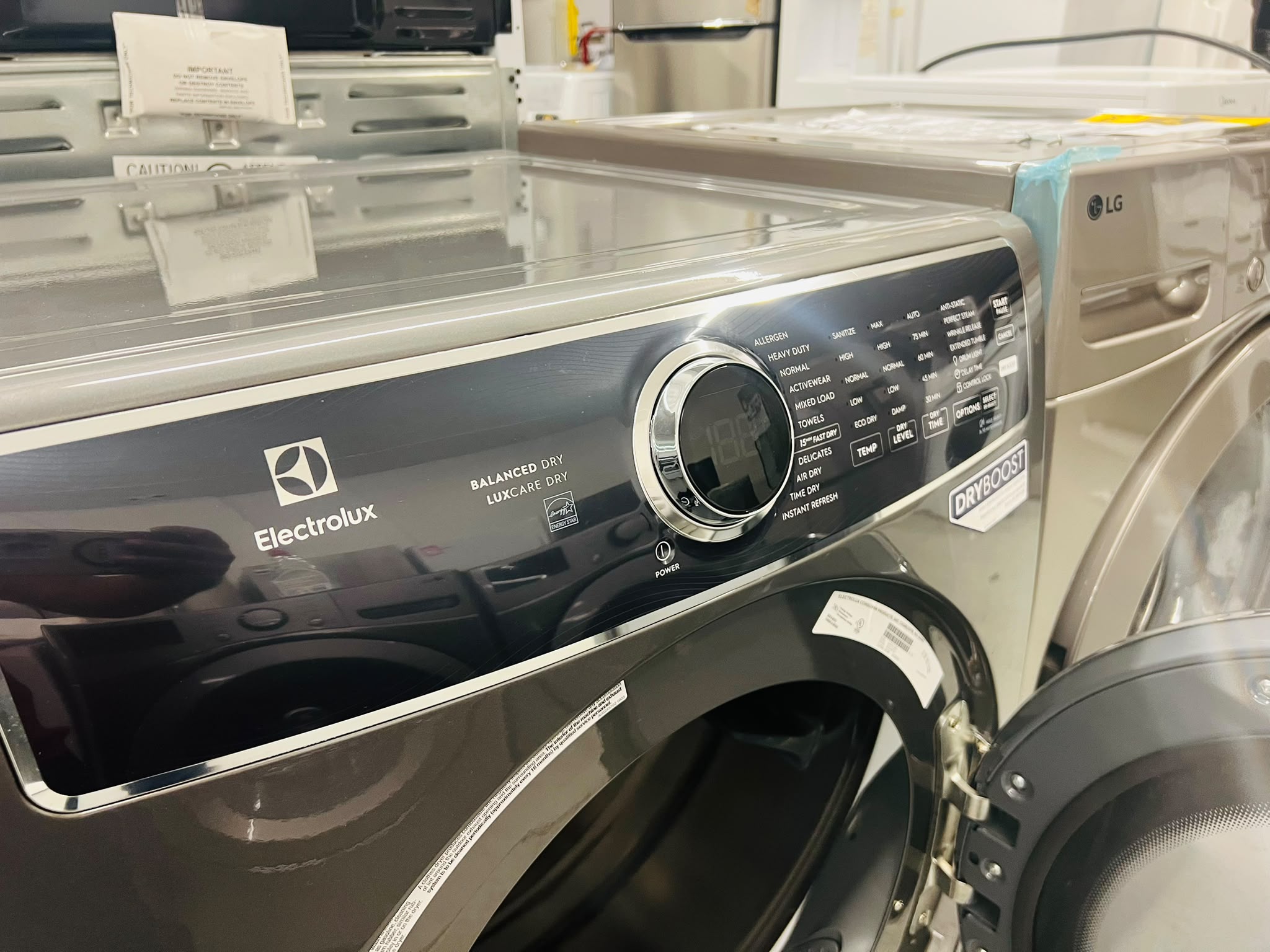 Electrolux ELFW7637AT3 Washer & ELFE763CAT1 Electric Dryer Set – 5.2 Cu. Ft. Front Load Laundry Pair | Titanium – Image 6