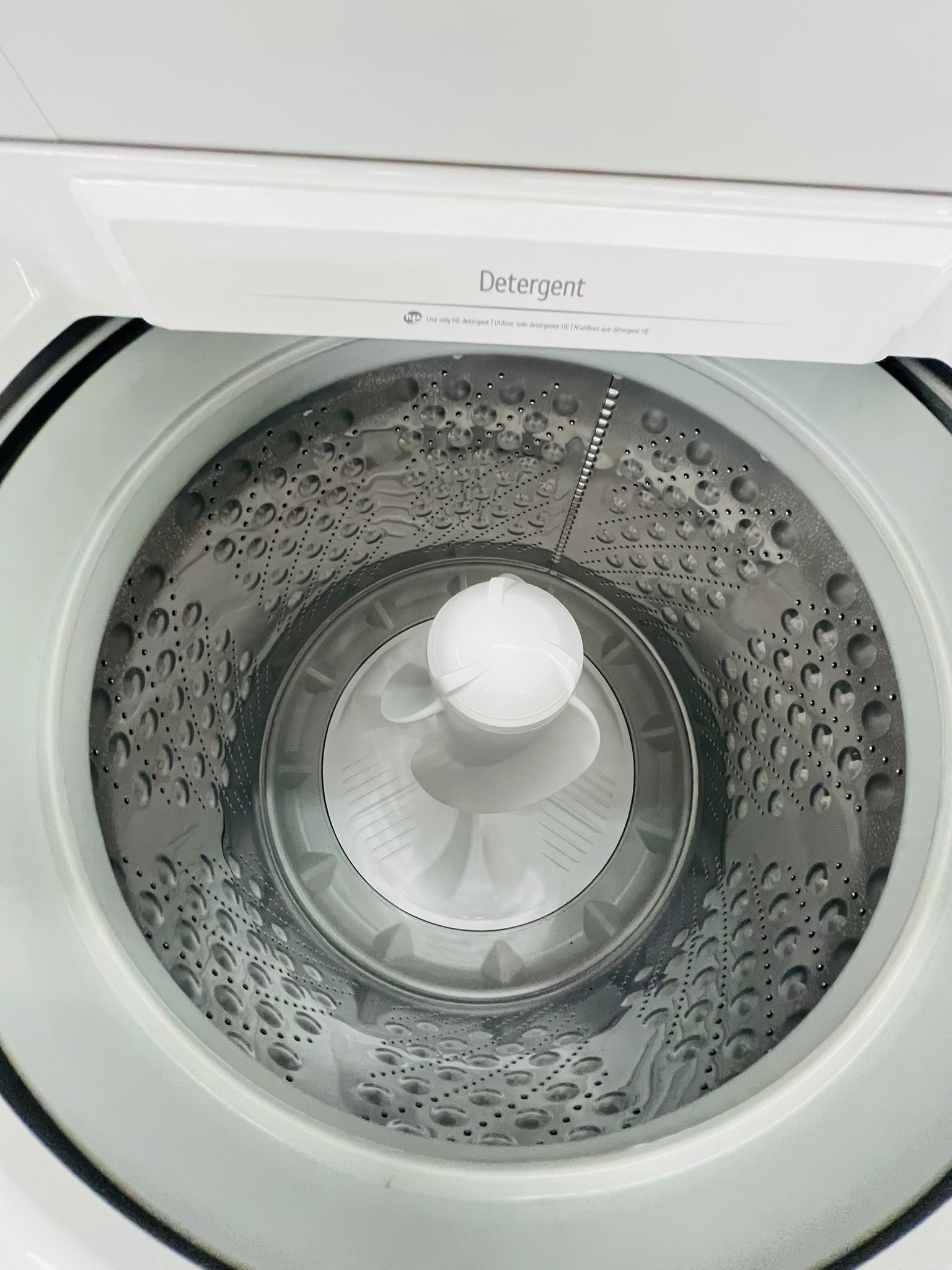 LG WT8200CW Top Load Washer & DLE8200W Electric Dryer Set | 5.8 Cu. Ft. Washer & 7.3 Cu. Ft. Dryer | White – Image 3