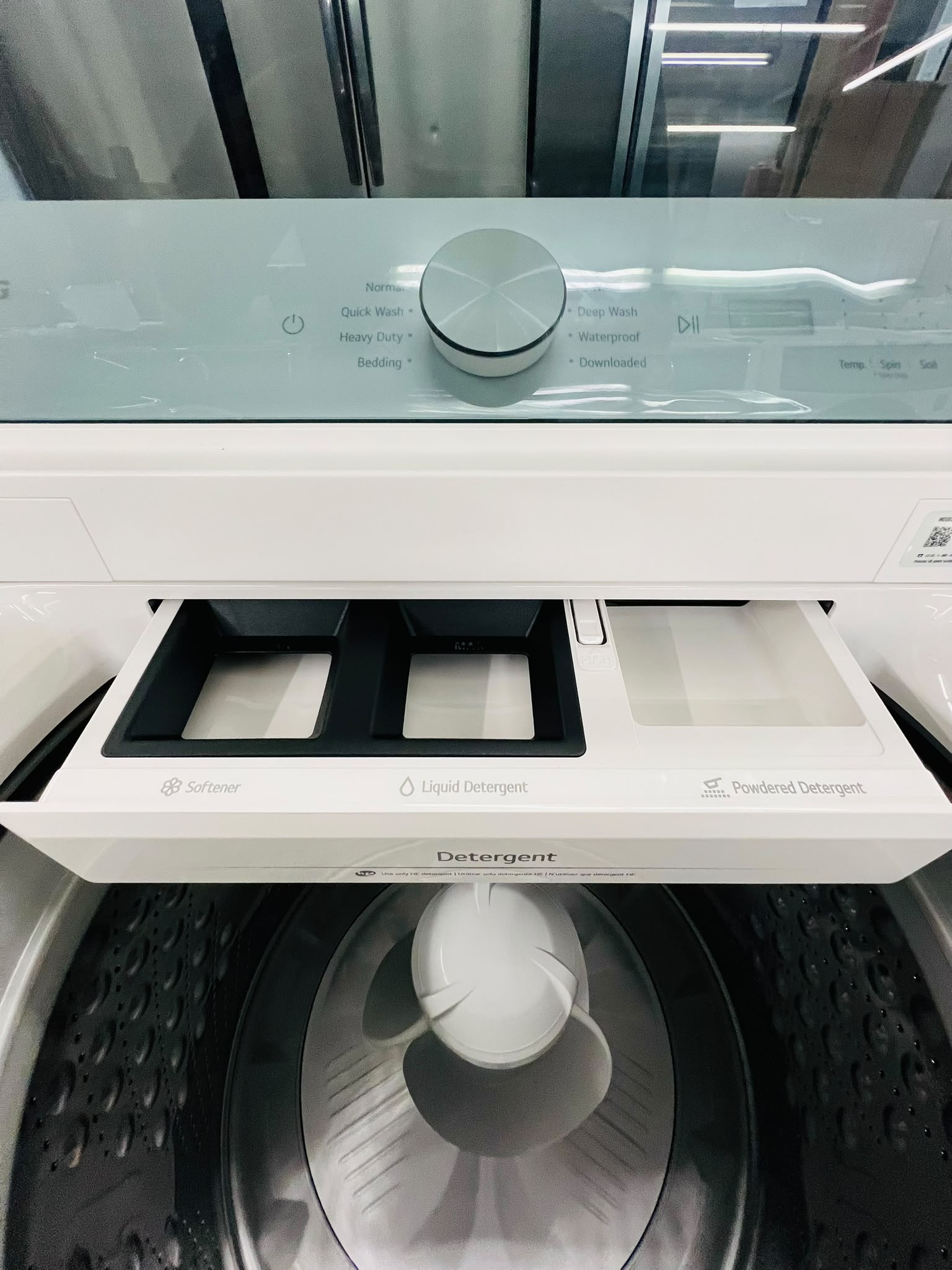 LG WT8200CW Top Load Washer & DLE8200W Electric Dryer Set | 5.8 Cu. Ft. Washer & 7.3 Cu. Ft. Dryer | White – Image 4