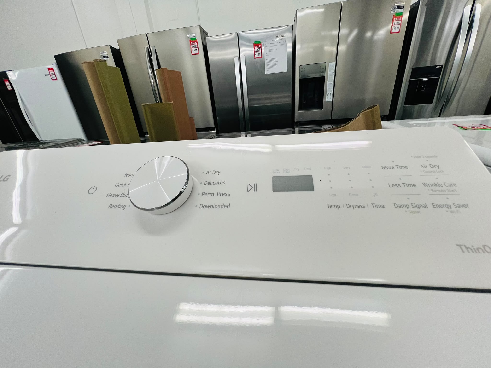 LG WT8200CW Top Load Washer & DLE8200W Electric Dryer Set | 5.8 Cu. Ft. Washer & 7.3 Cu. Ft. Dryer | White – Image 7
