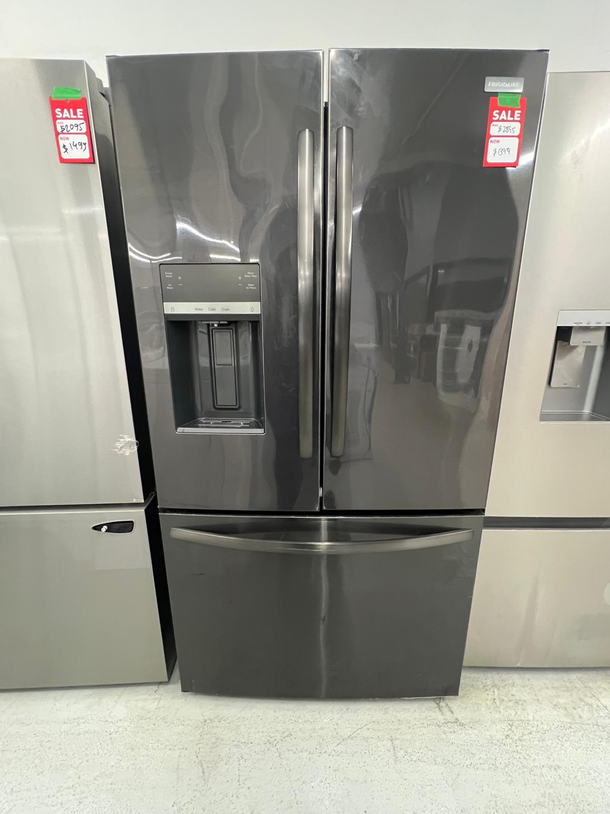 Frigidaire FRFS2823AD6 27.8 Cu. Ft. French Door Refrigerator with Ice & Water Dispenser | BLACK – Image 1