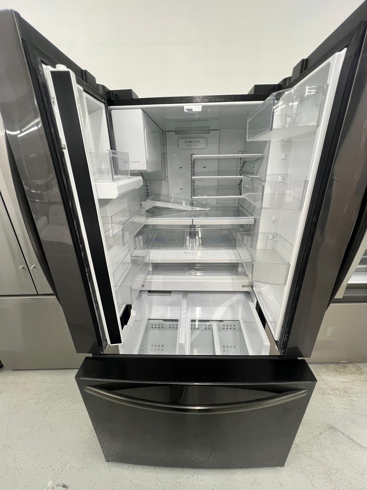 Frigidaire FRFS2823AD6 27.8 Cu. Ft. French Door Refrigerator with Ice & Water Dispenser | BLACK – Image 2