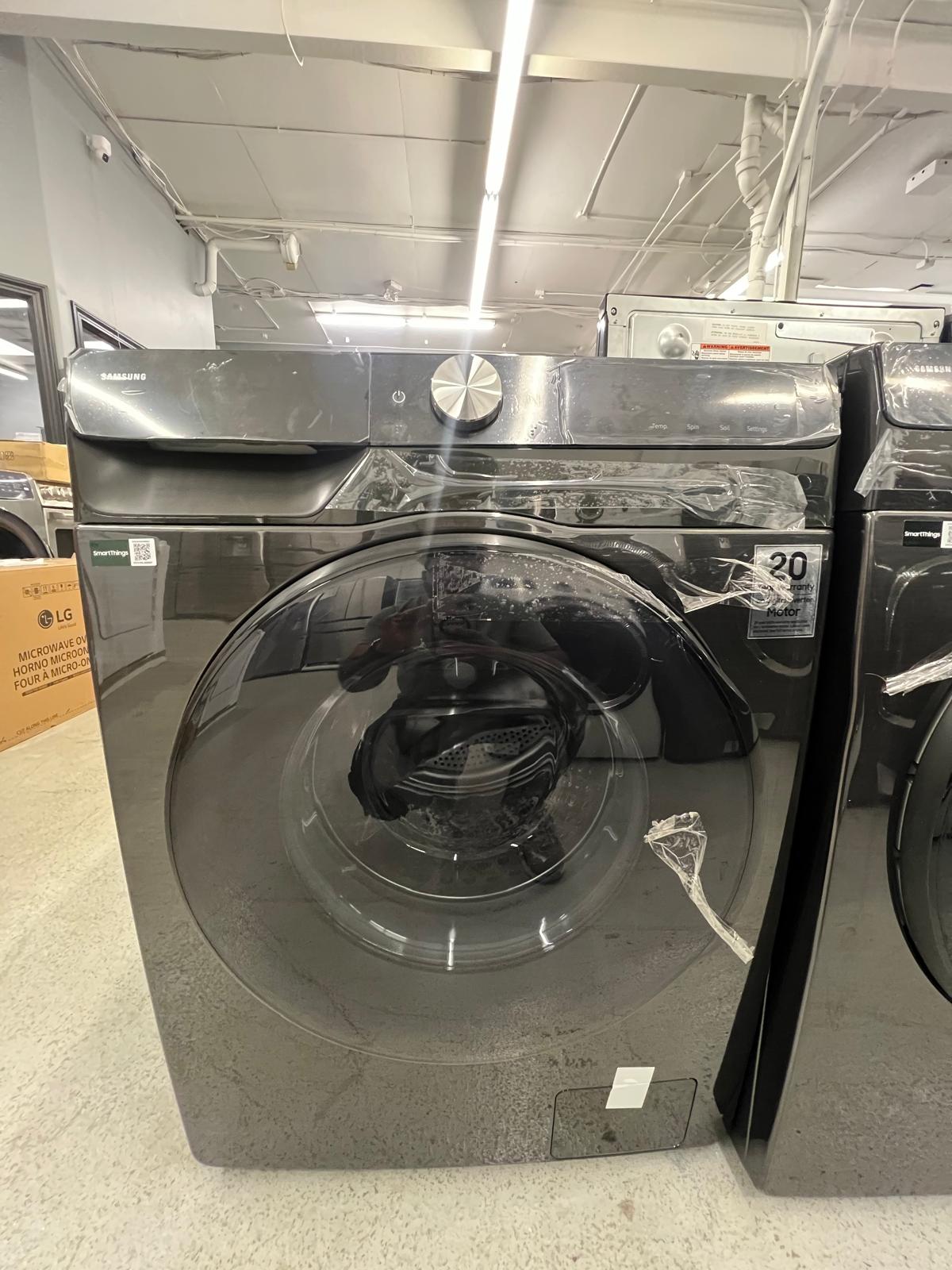 Samsung WW25FG6B34BB Washer & DV25FG60BVBB Electric Dryer Set | Compact 2.9 Cu. Ft. & 4.0 Cu. Ft. | Black – Image 2