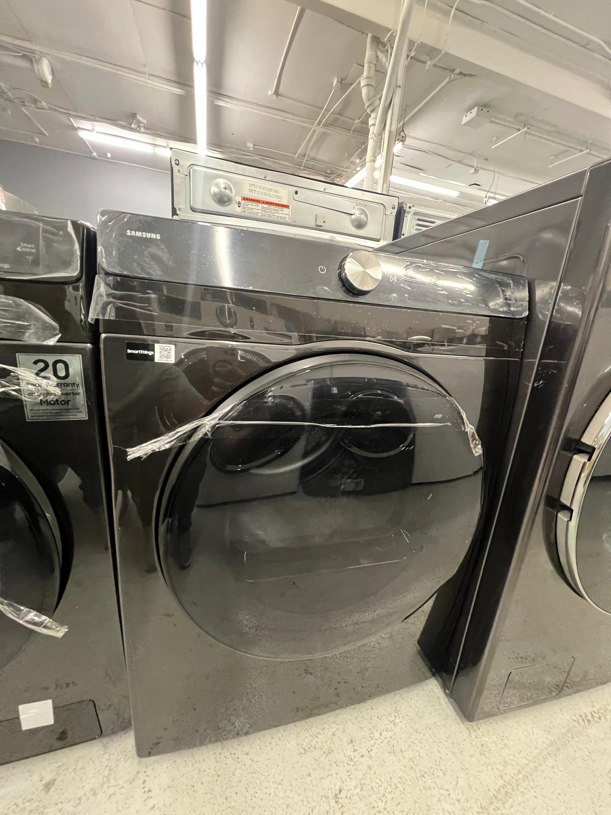 Samsung WW25FG6B34BB Washer & DV25FG60BVBB Electric Dryer Set | Compact 2.9 Cu. Ft. & 4.0 Cu. Ft. | Black – Image 3