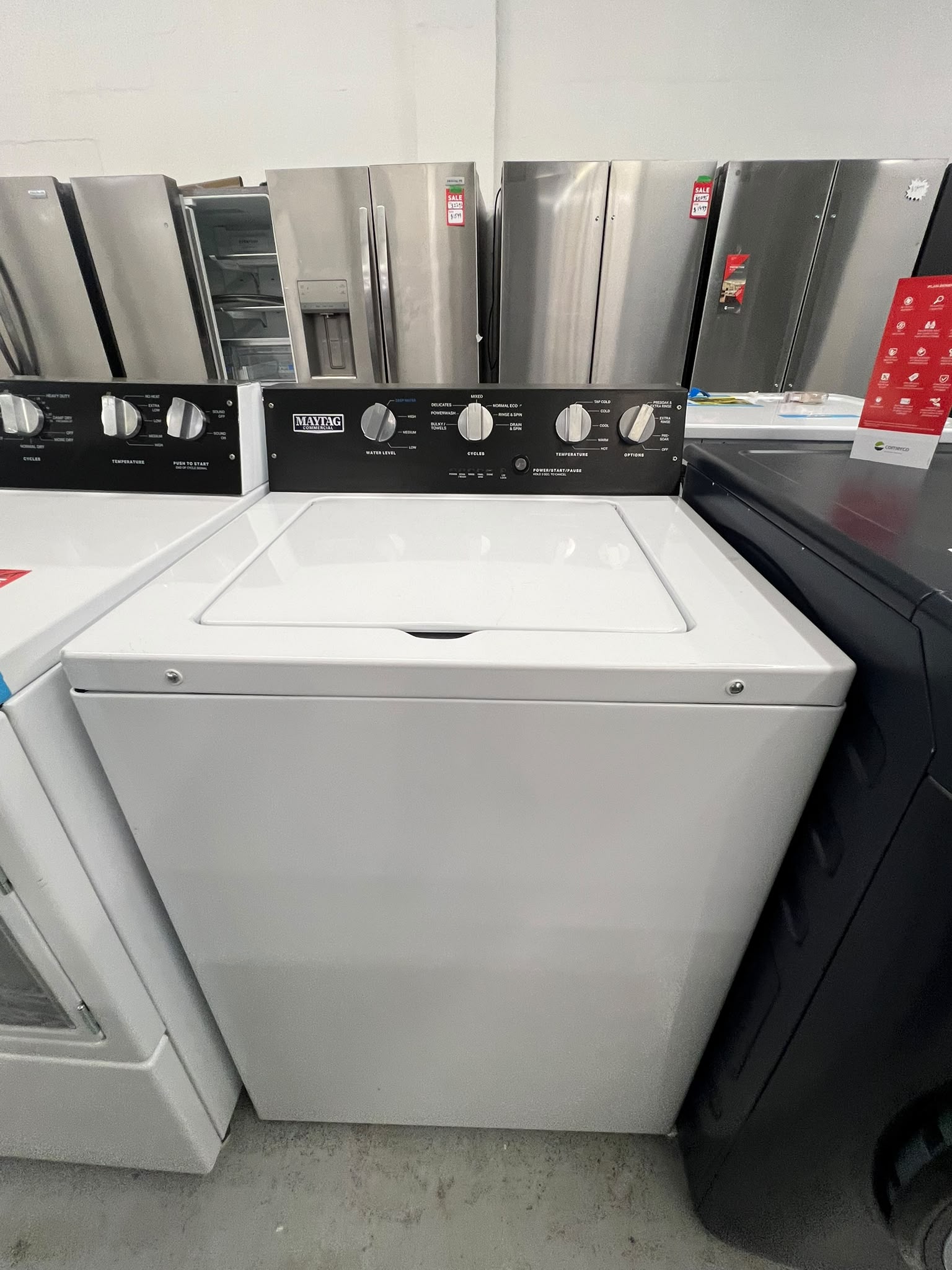 Maytag MVWP585GW 4.0 Cu. Ft. Washer & YMEDP586GW 7.4 Cu. Ft. Electric Dryer Set – Image 3