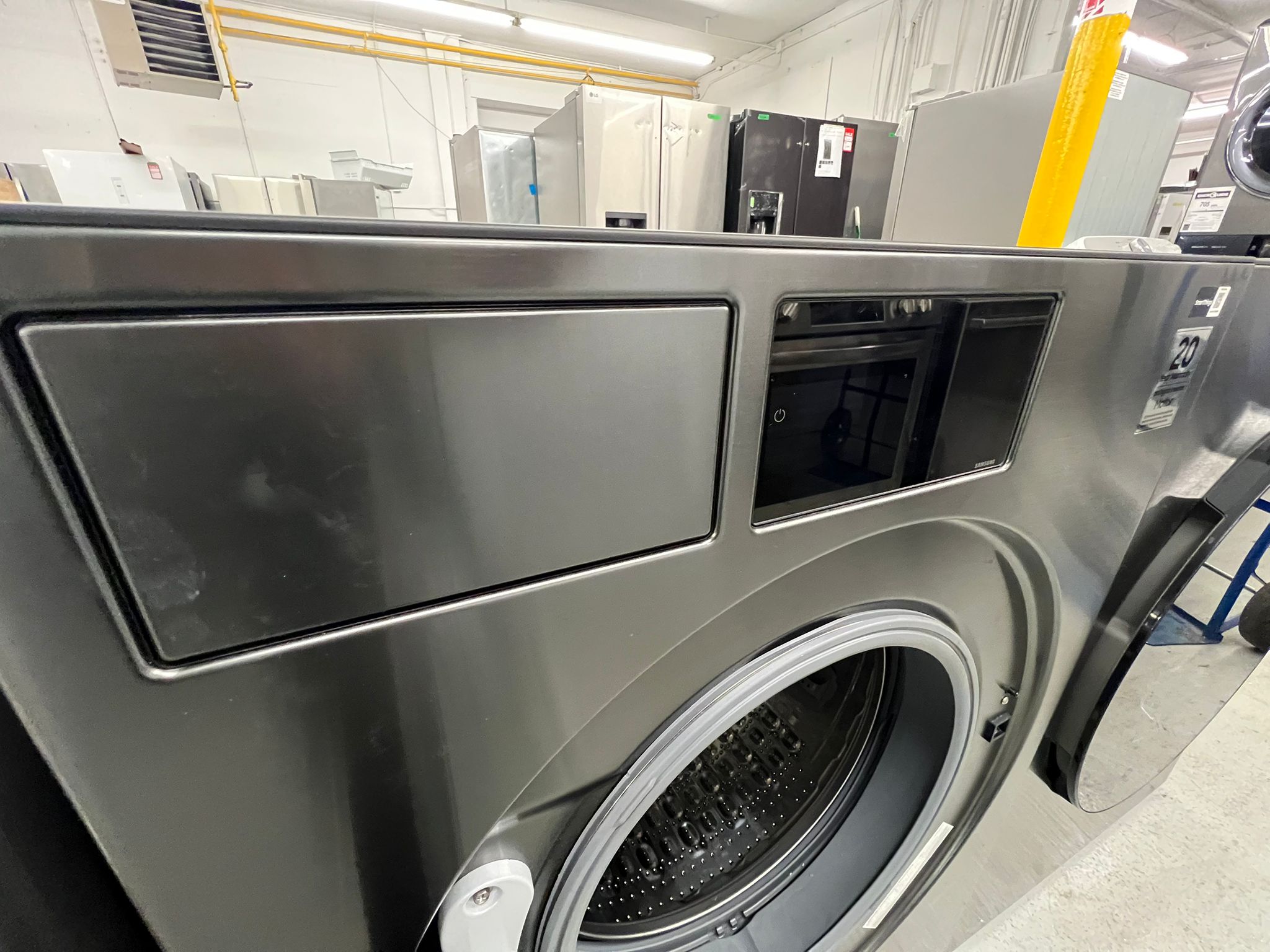 Samsung Bespoke WF90F53ADS 6.1 Cu. Ft. Washer & DV90F53AES 7.6 Cu. Ft. AI Electric Dryer Set – Image 5