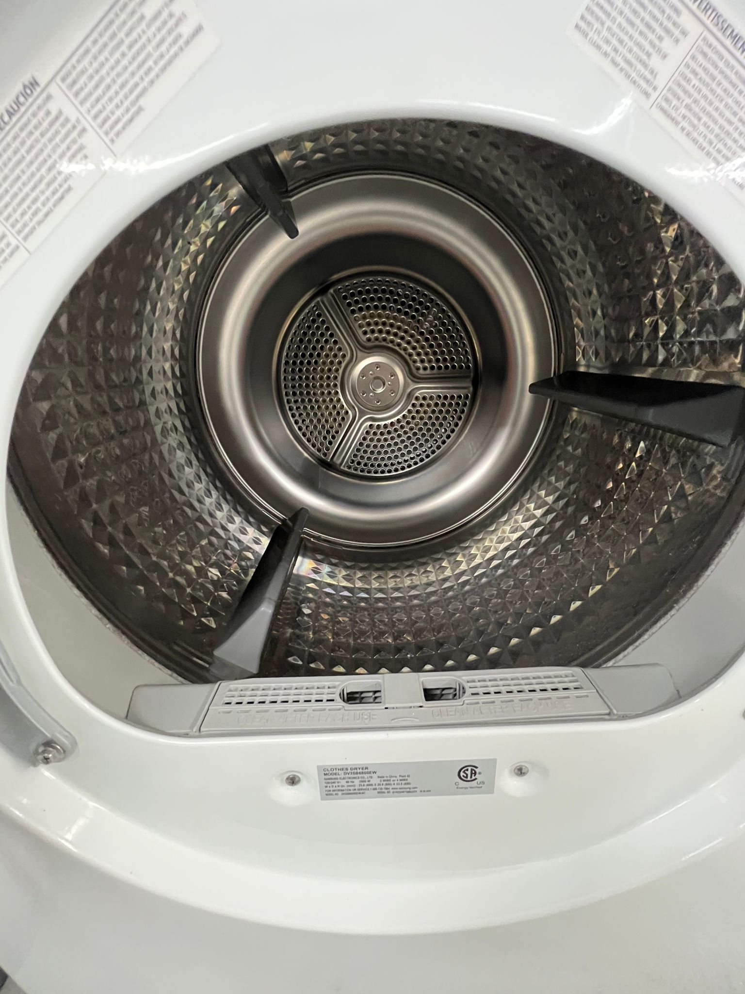 Samsung WW25B6800AW 2.9 Cu. Ft. Washer & DV25B6800EW 4.0 Cu. Ft. Electric Dryer Set – 24" – Image 6