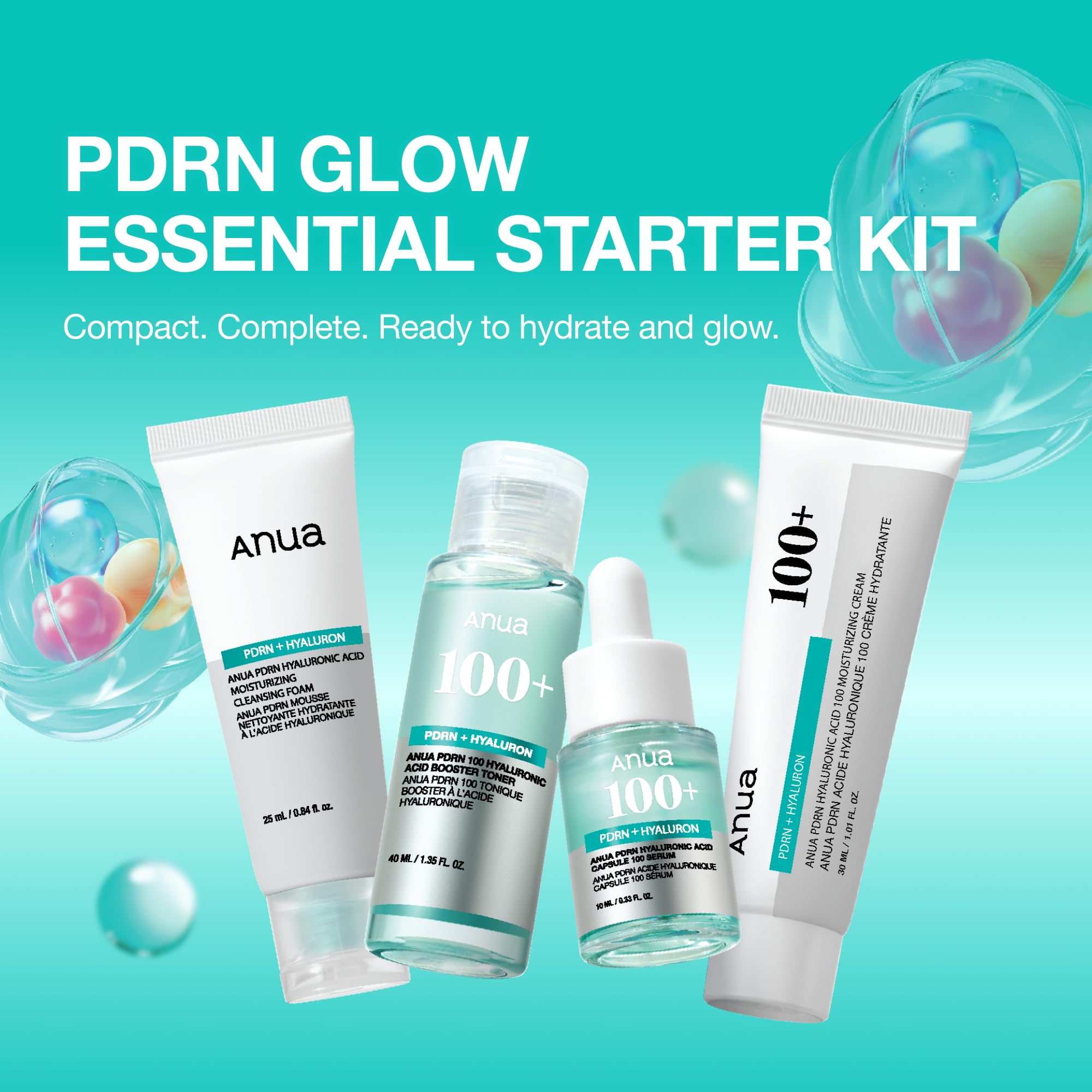 Anua Salmon DNA PDRN Glow Essential Starter Kit – Image 1