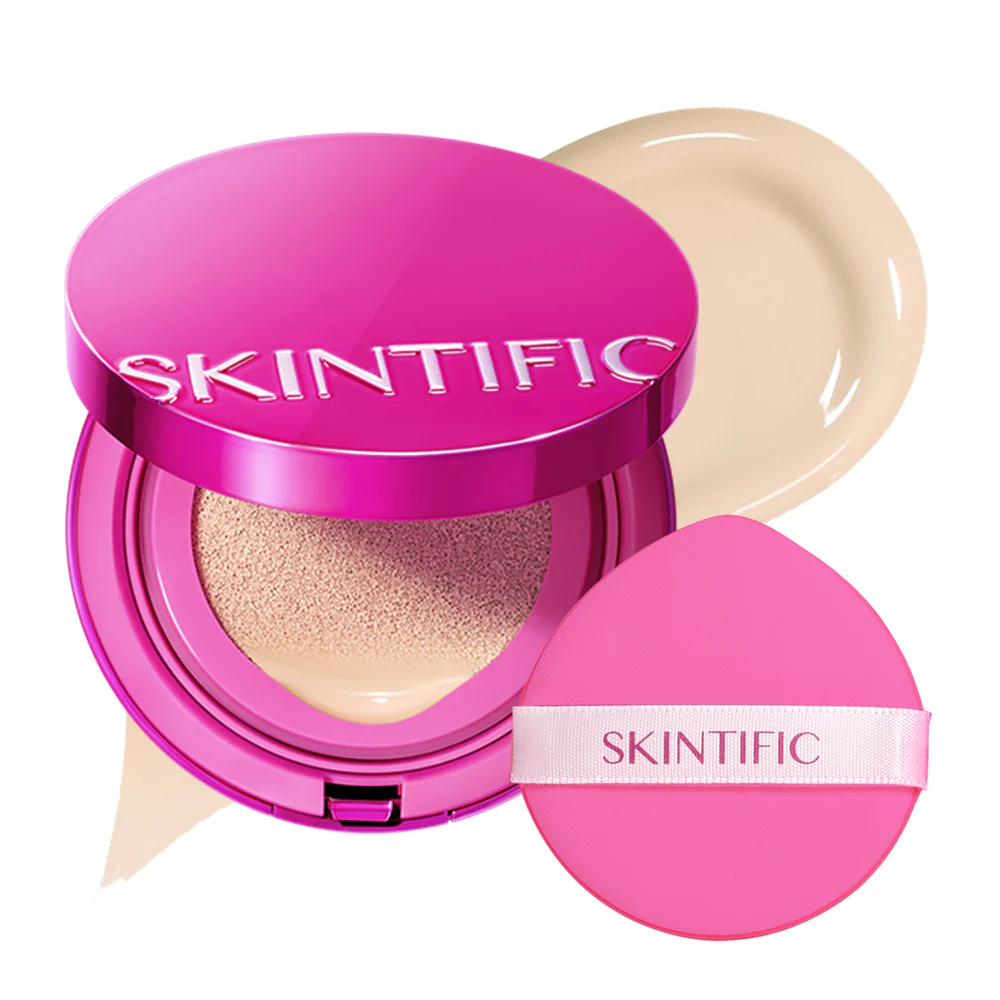 SKINTIFIC Cover Glow Perfect Cushion  – #0 Porcelain