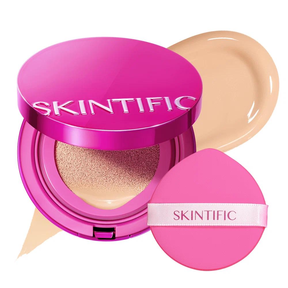 SKINTIFIC Cover Glow Perfect Cushion  – #1 Vanilla