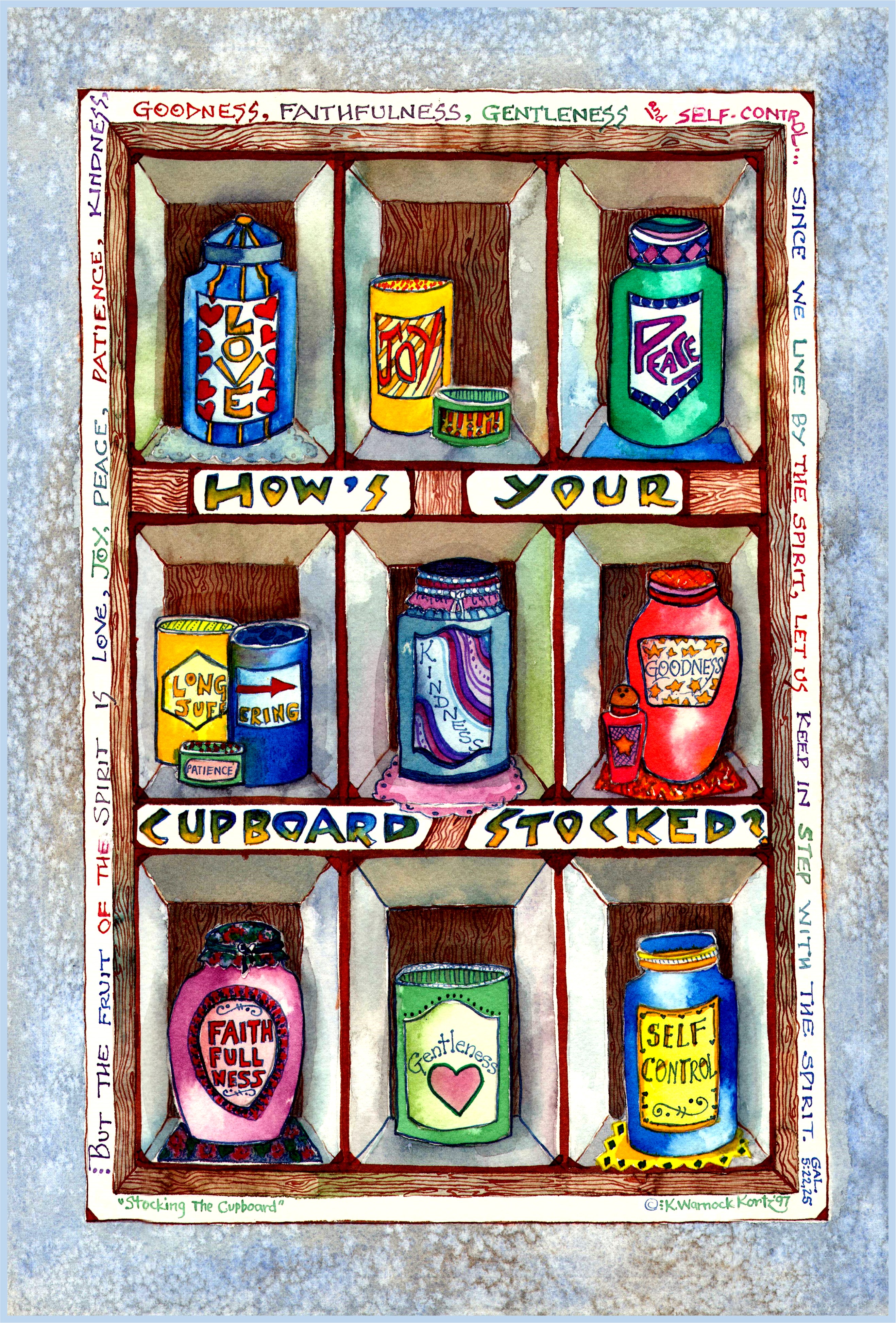 Stocking the Cupboard: Fruit of the Spirit  – Image 1