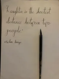 Victor Borge - "Laughter is the shortest distance between two people,"  – Image 2
