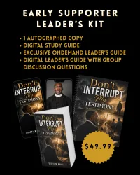 Don't Interrupt My Testimony Pre-launch - Early Supporter Leader's Kit – Image 1