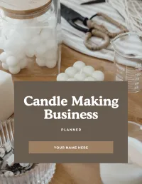 Candle Making Business Planner – Image 1