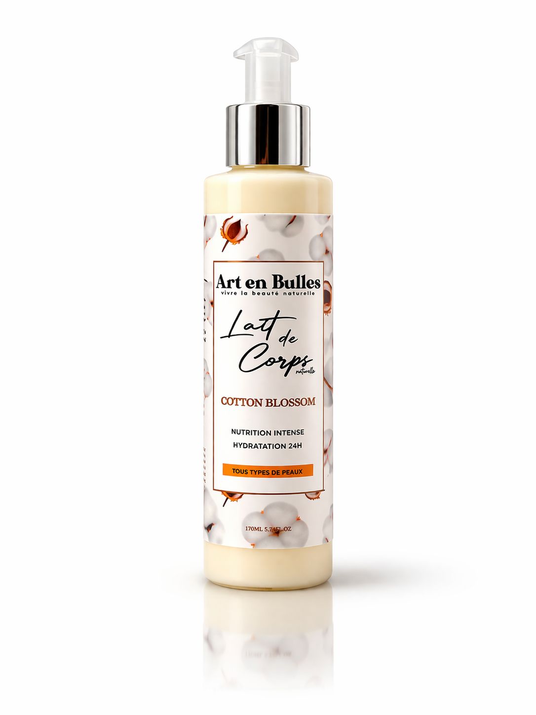 Lait de Corps Cotton Blossom – Hydratation 24H – Image 2