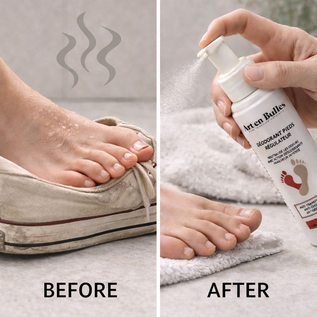 Gel Déodorant Pieds Régulateur – Fraîcheur Intense – Image 3
