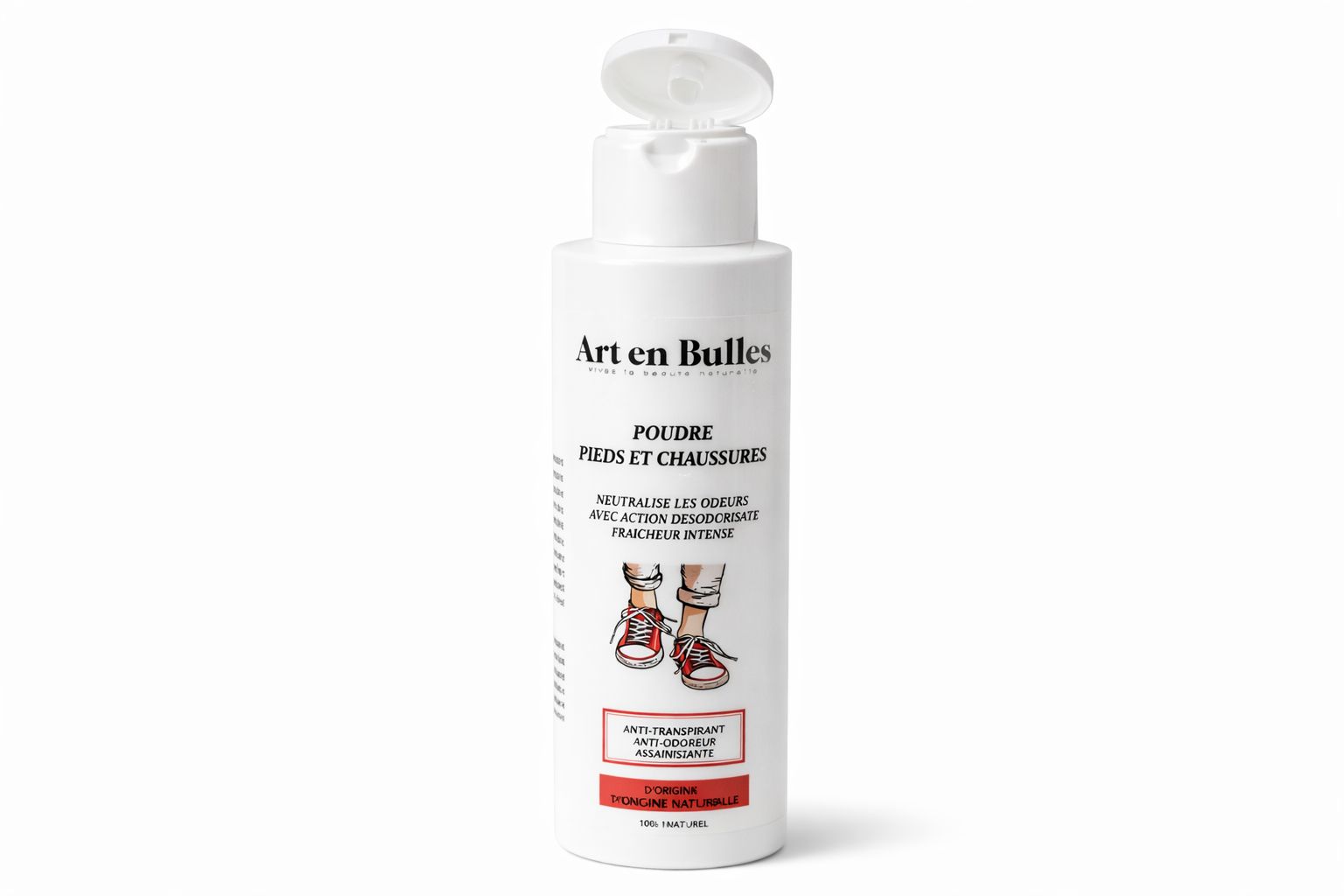 Poudre Pieds & Chaussures Anti-Odeurs – Fraîcheur Intense – Image 3