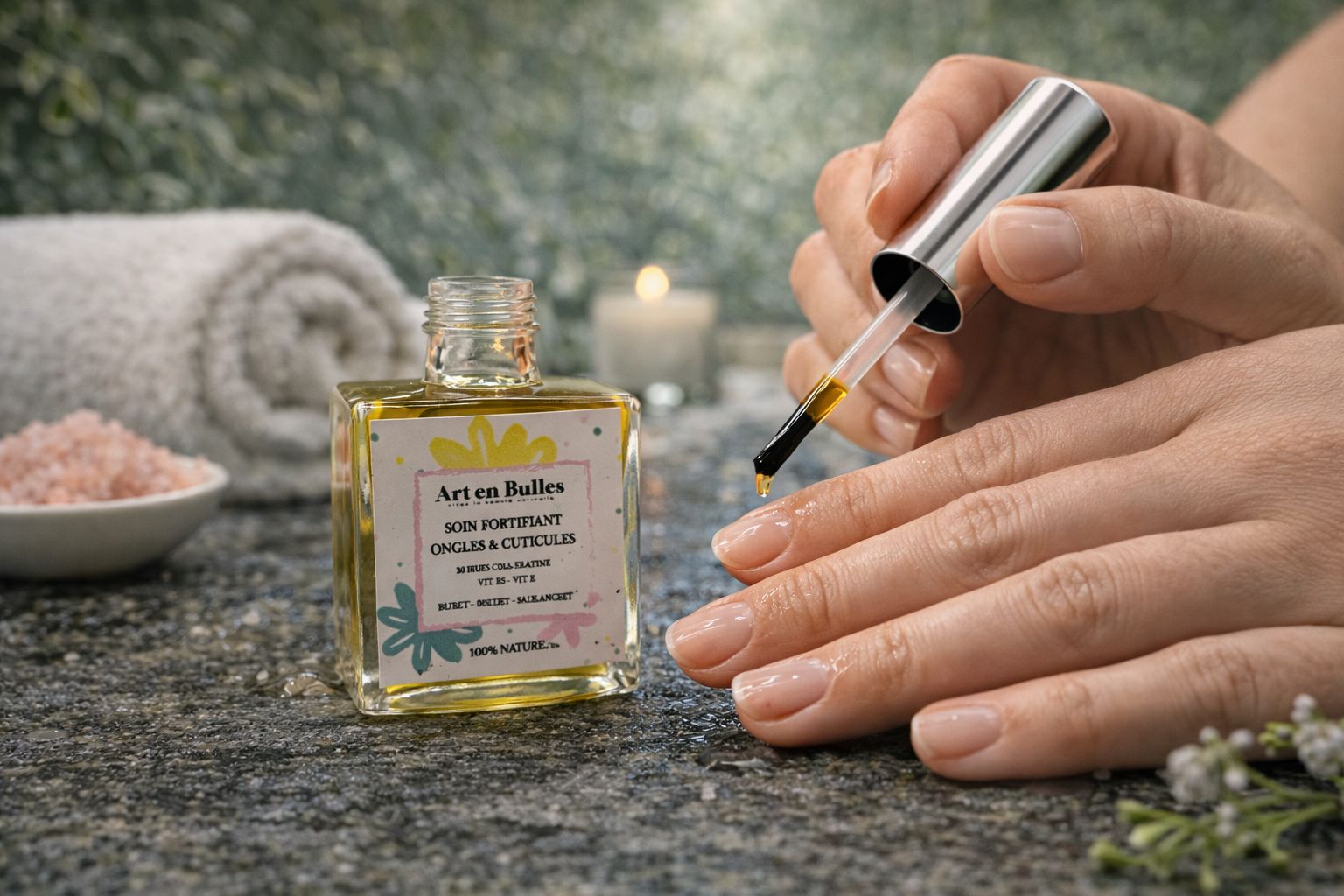 Soin Fortifiant Ongles & Cuticules – 10 Huiles & Kératine – Image 1