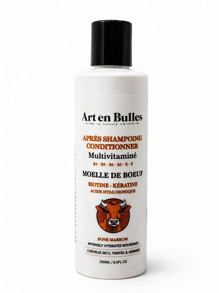 Après-Shampoing Multivitaminé – Moelle de Bœuf & Kératine – Image 2