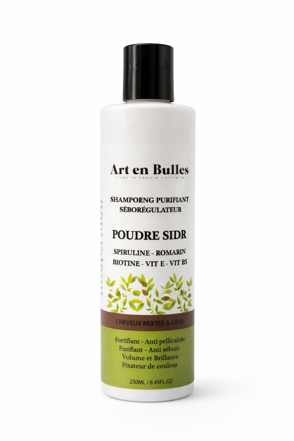 Shampoing Purifiant Séborégulateur – Sidr & Spiruline – Image 2