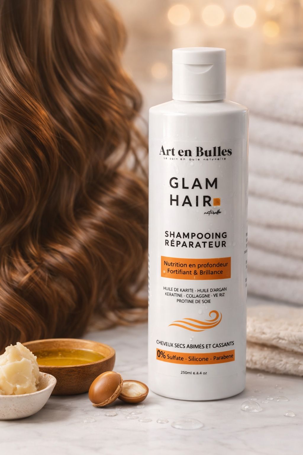 Glam Hair – Shampoing Réparateur  – Image 1