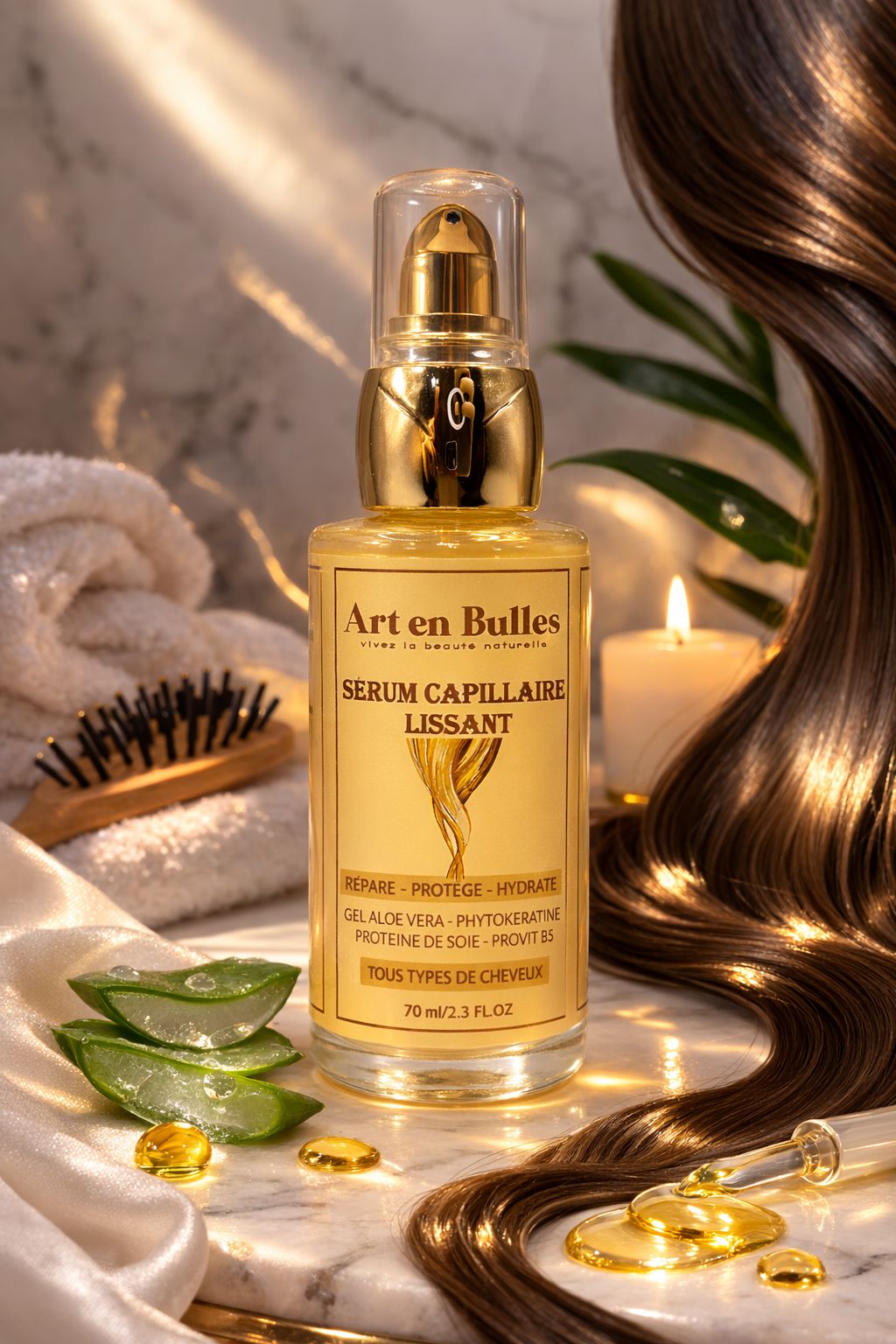 Serum capillaire lisant  – Image 3
