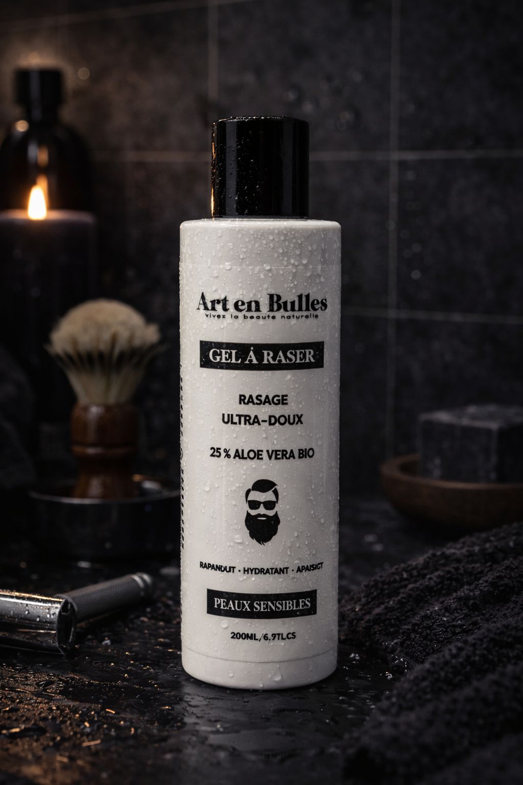 Gel à Raser Ultra-Doux – Aloe Vera Bio – Image 1