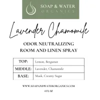 Odor-Neutralizing Room & Linen Spray – Lavender Chamomile