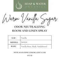 Odor-Neutralizing Room & Linen Spray – Warm Vanilla Sugar