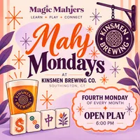 MAHJ MONDAYS • Kinsmen Brewing • Open Play – Image 1