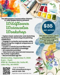 Wildflower Watercolor Workshop – Image 1