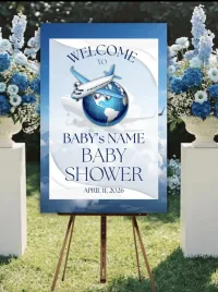 🌐Kustum VIRAL Greatest adventure Baby Shower Arch Wall Template Bundle  – Image 2