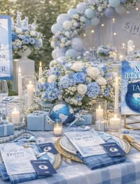 🌐Kustum VIRAL Greatest adventure Baby Shower Arch Wall Template Bundle  – Image 4