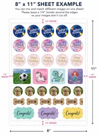 8x11 Premium Frosting Sheet  – Image 2