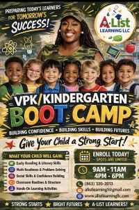 VPK/Kindergarten Bootcamp (Full Pay Evening Session) – Image 1