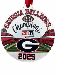 Georgia Bulldogs 2025 Ornament – Image 1
