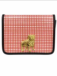 Red Check Clear Purse – Image 1