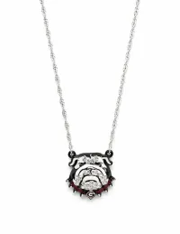 Sparkling Bulldog Necklace  – Image 1