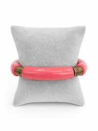 Red and Gold Statement Bracelet – Image 1